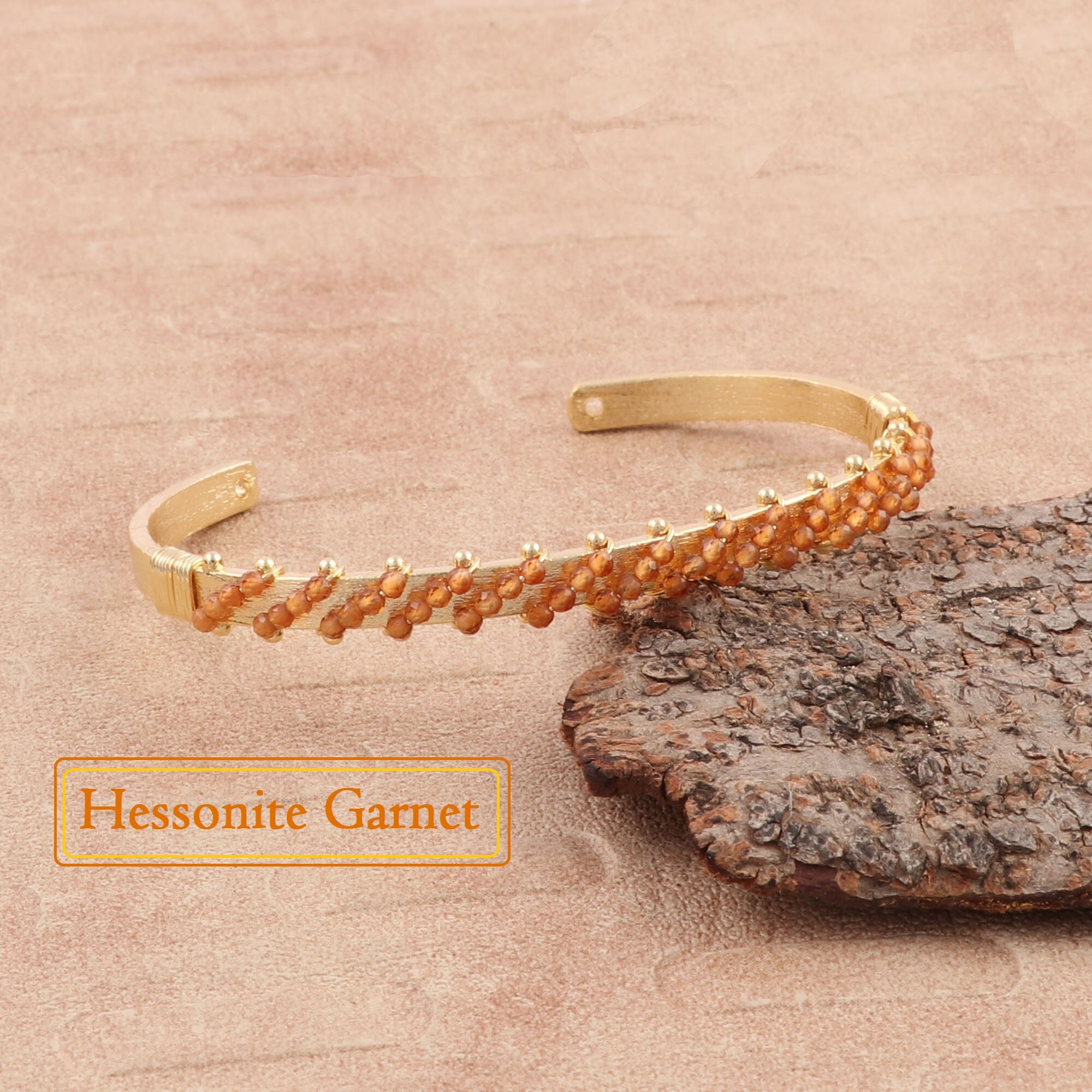 Hessonite Gemstone Natural Hessonite Fine Bracelets for sale | eBay