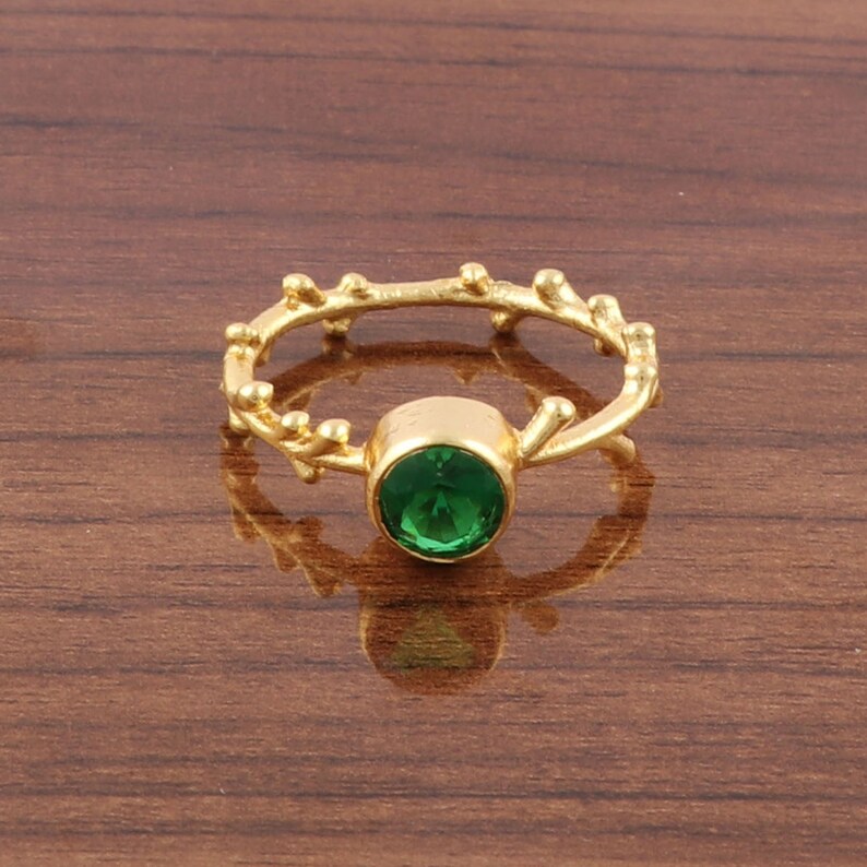 Emerald 1452 Gold Plated Jewelry Fashionable Women /& Girls Gift Rings. Topaz Wholesale Rings Gift Jewelry Pink Fuchsia Gemstone Rings