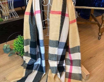 burberry scarf etsy