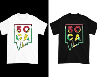 ガイアナ国旗をテーマにしたTシャツ: ソカバイブス