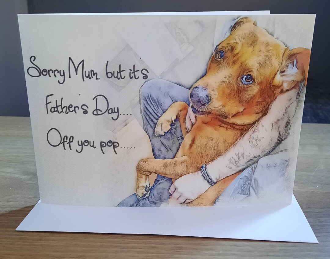 Fox Red Labrador Fathers Day Card - Etsy