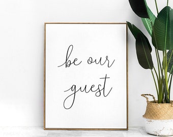 Be Our Guest Lyric Etsy Be Our Guest Lyric Etsy
