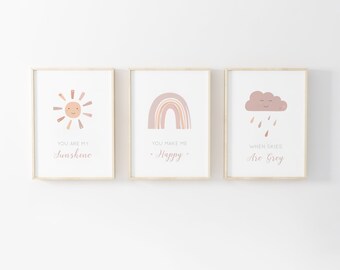 nursery print set