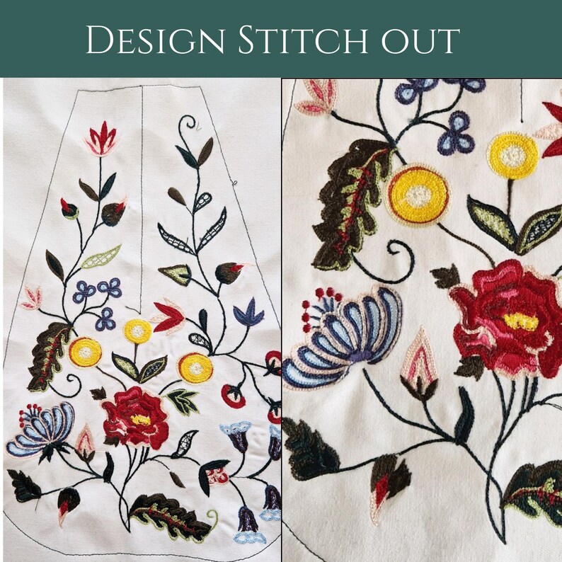 18th Century Pockets for Machine Embroidery. Historical Accessories for Reenacting and LARP image 2