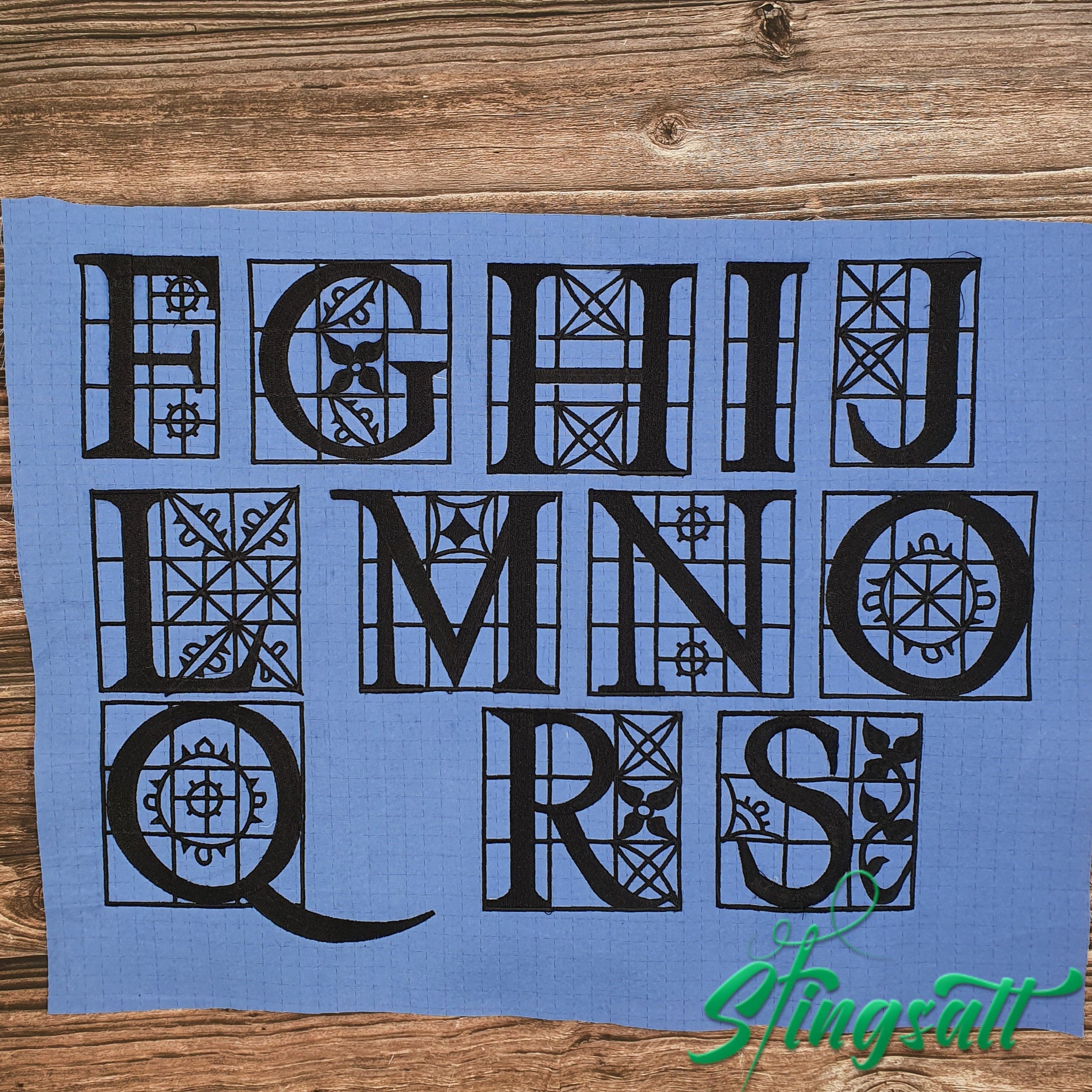 Tudor Historical Font for Machine Embroidery From the 16th Century ...