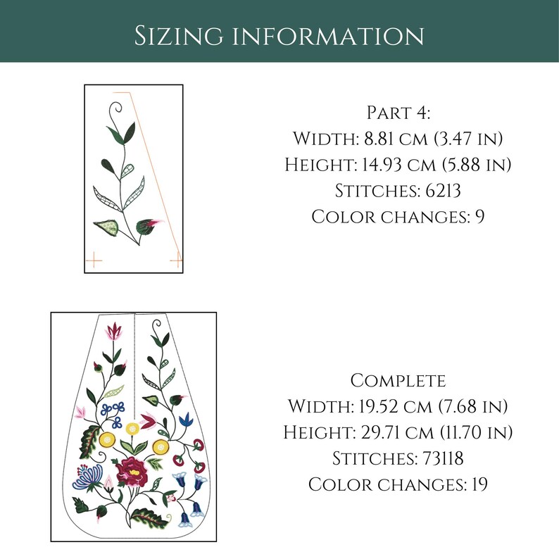 18th Century Pockets for Machine Embroidery. Historical Accessories for Reenacting and LARP image 5