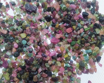 100Cts From Lot Natural Tourmaline 85To95 Pcs From Same Lot All Are Beautiful And Genuine Rough Natural Tourmaline Raw For Jewelry