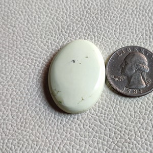 49 Carats Natural Lemon Chrysoprase, Lemon Chrysoprase Cabochon Gemstone, Oval Shape Chrysoprase, Hand Polished Lemon Chrysoprase L9