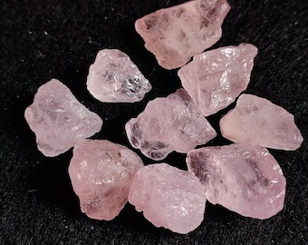 Lote de 50 quilates de morganita natural rosa de gran tamaño, en bruto, limpia, rosa oscuro, extraída de la tierra, para fabricación de joyas M1