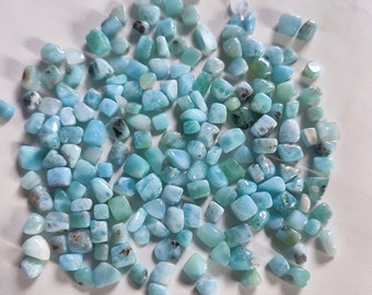Free Drilling On Demand Larimar from Same Lot Beautiful Polished Larimar Nuggets Beads Larimar Mix Shape Cube Mix Beads For Jewelry