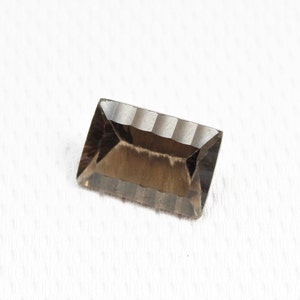 15Cts Single Piece Faceted Smoky Quartz Cut Square Very Beautiful Natural Smoky Quartz Semi Precious gemstone Cabochon Jewelry making S4