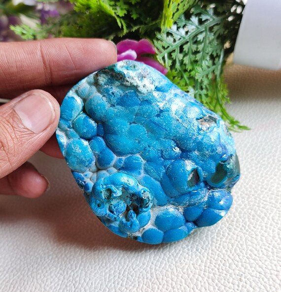 クリソコラ 水晶ドゥルージー マラカイト 35 共生 鉱物 標本 原石