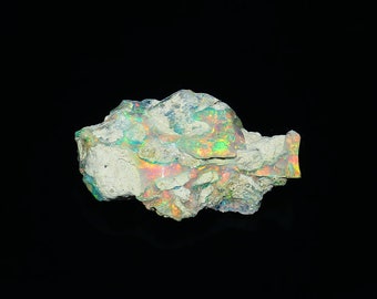 Top Quality 20Cts 01 Pcs Natural Multi Fire Raw Ethiopian Opal Rough Loose Ethiopian Opal Earth Minded Rough For Making Jewelry O13