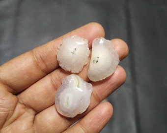3Pcs Smooth Polished Solar Quartz Cabochons Solar Quartz Gemstone Solar Quartz Loose Stone Solar Quartz Semi Precious Solar Quartz jewelry16