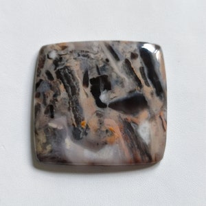 Big 117Cts Square Top Quality Natural Picasso Jasper Cabochon Picasso Jasper Stone Picasso Jasper Gemstone Loose Gemstone For Jewelry A2