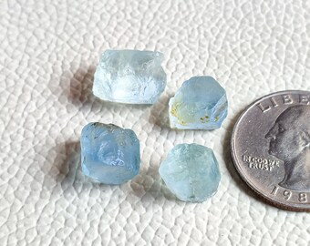 AAA Grade EarthMinded Aquamarine Rough Lot For Making Jewelry, Aquamarine Crystals, Aquamarine Raw Gemstone, Aquamarine Specimen A3