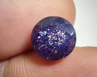 アイオライトサンストーンパームストーン、美しい天然アイオライト