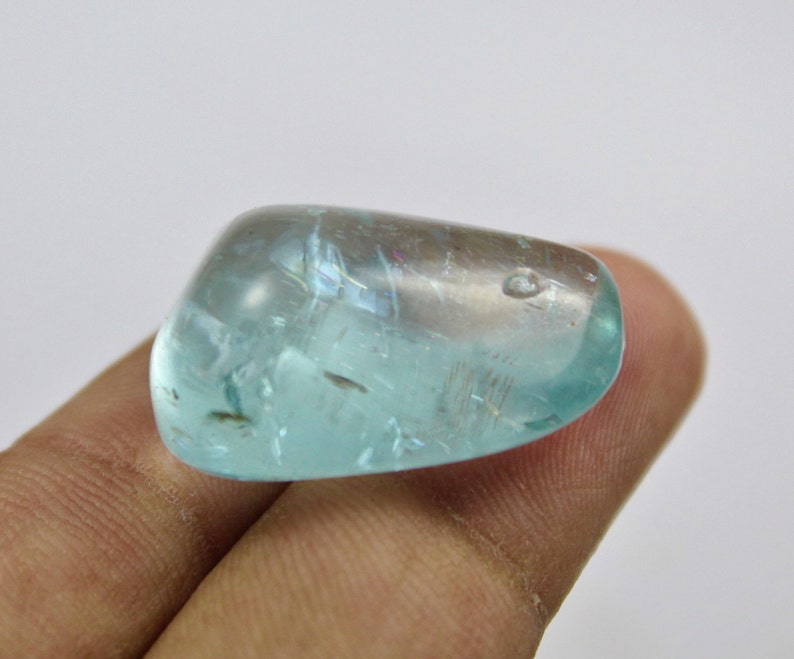 polished aquamarine