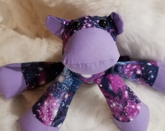 COSMIC a purple dairy cow, promoting imagination, COWS are loved by Children and Adults alike! Cuddly stuffed, plush animals, each is unique