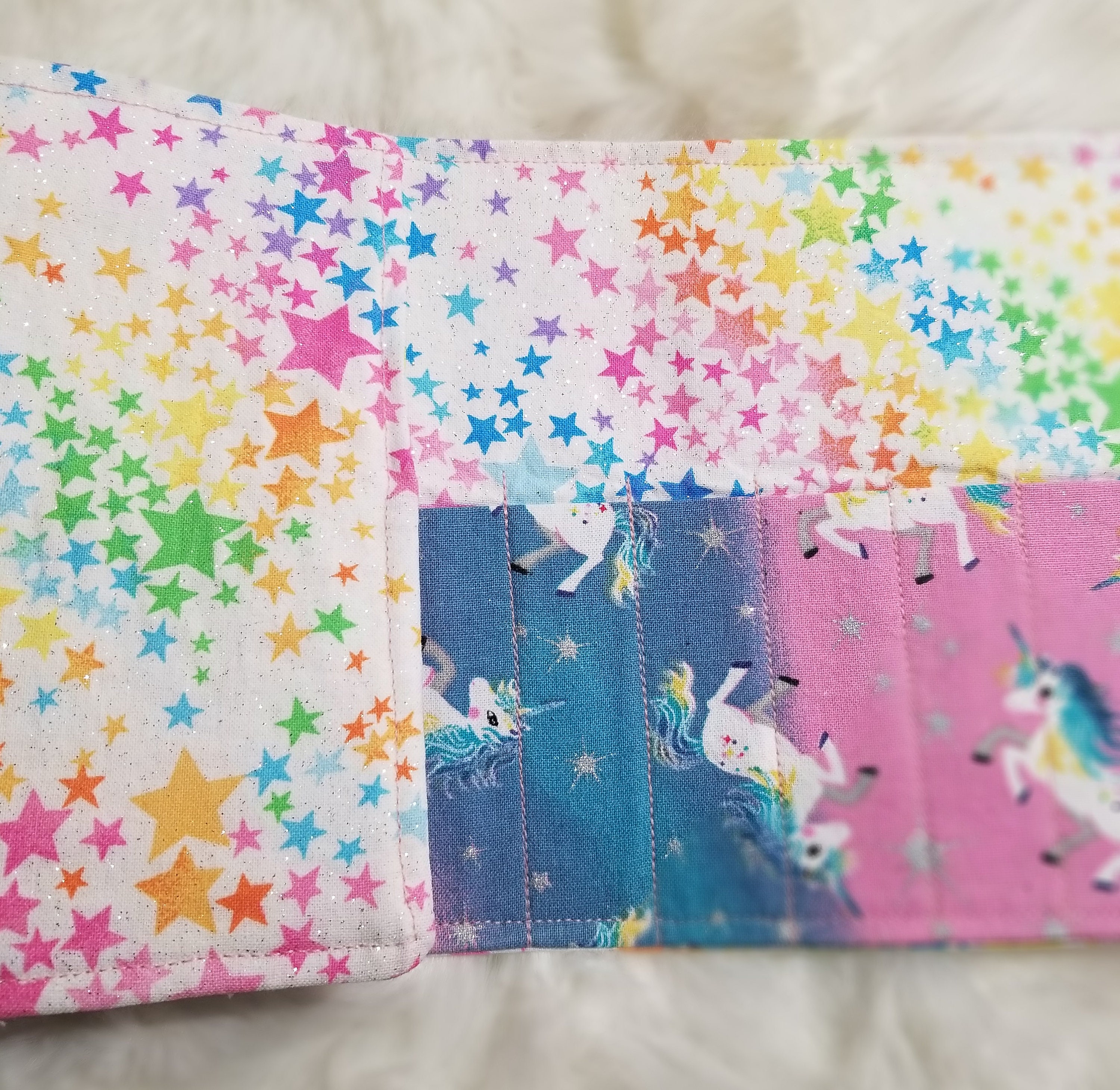 Traveling Crayon Holder for 16 Crayons, Kids Crayon Holder, Crayon Roll