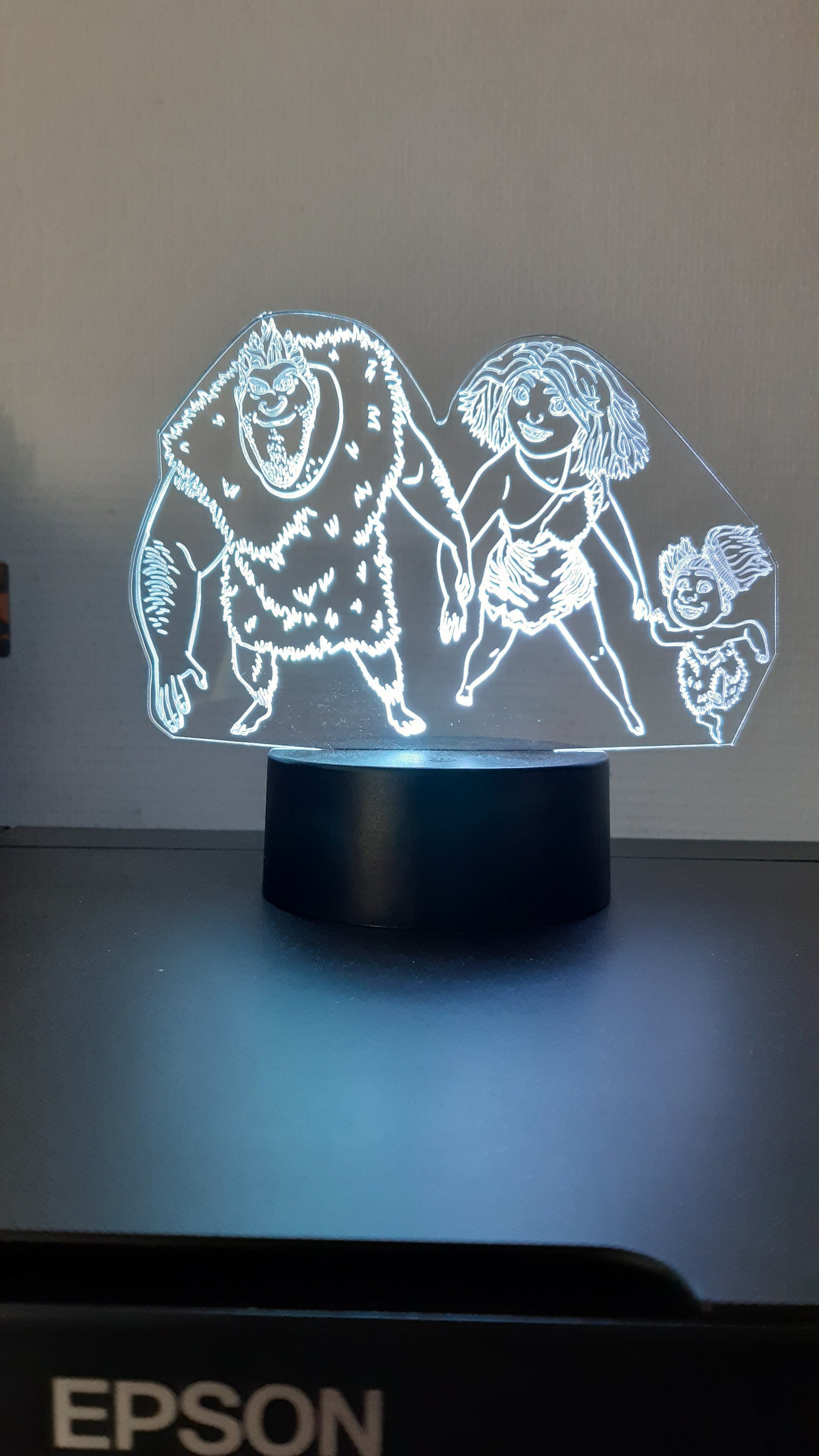 Lampe Veilleuse Les Crados Personnalisée, Illusion 3D.