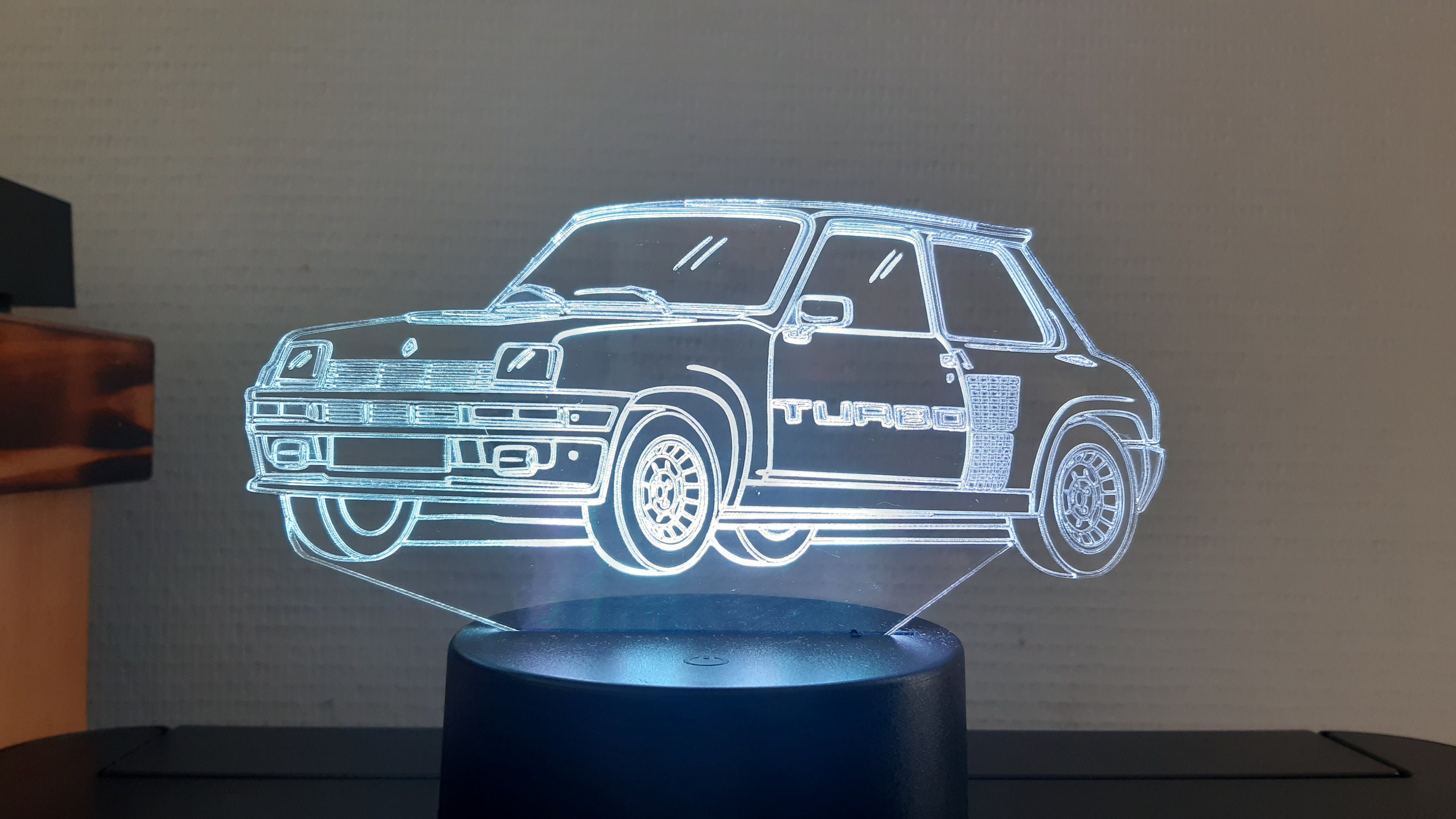 Lampe Veilleuse R5 Turbo Personnalisée, Illusion 3D.