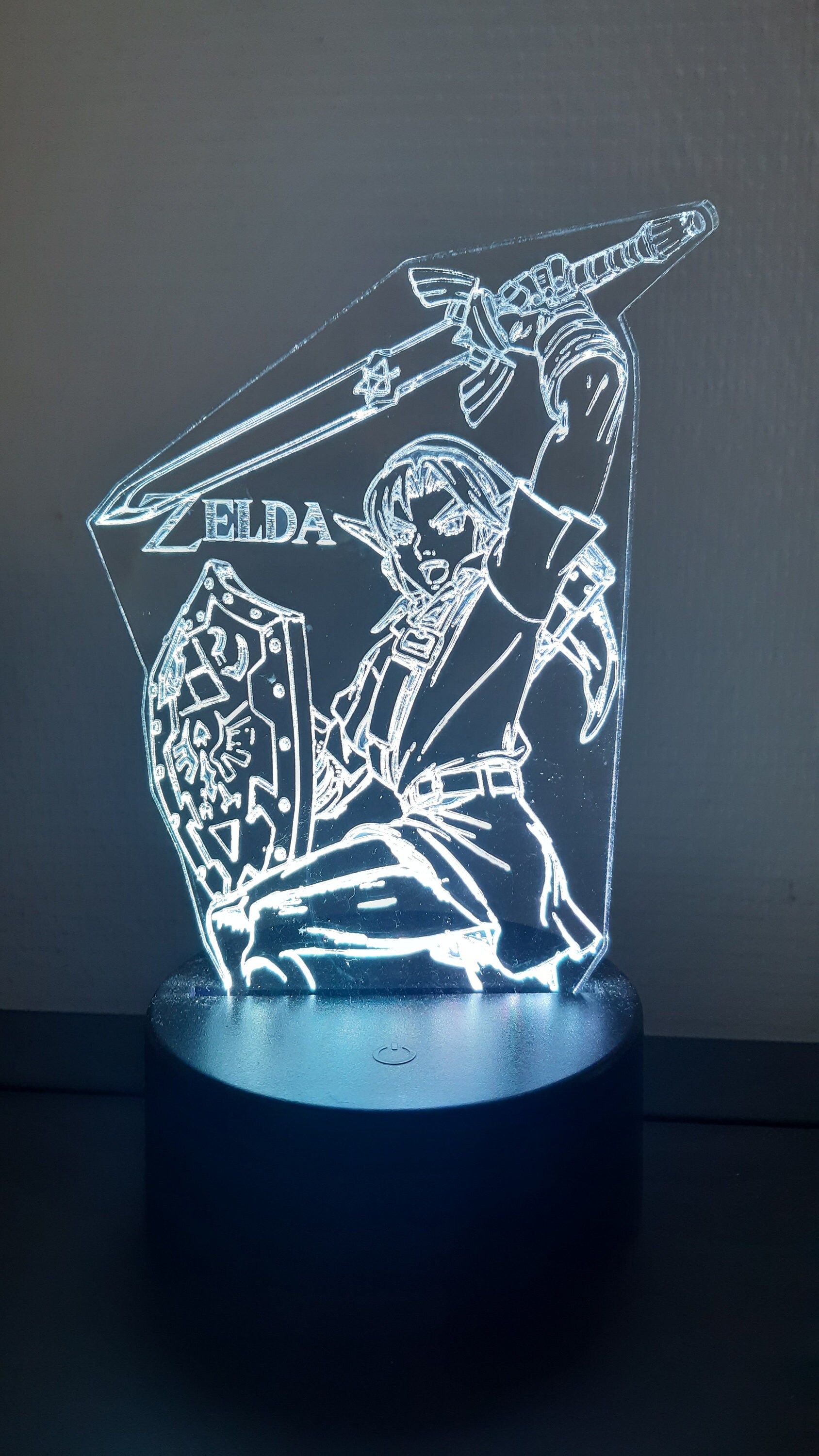 Lampe Veilleuse Zelda Personnalisée, Illusion 3D.