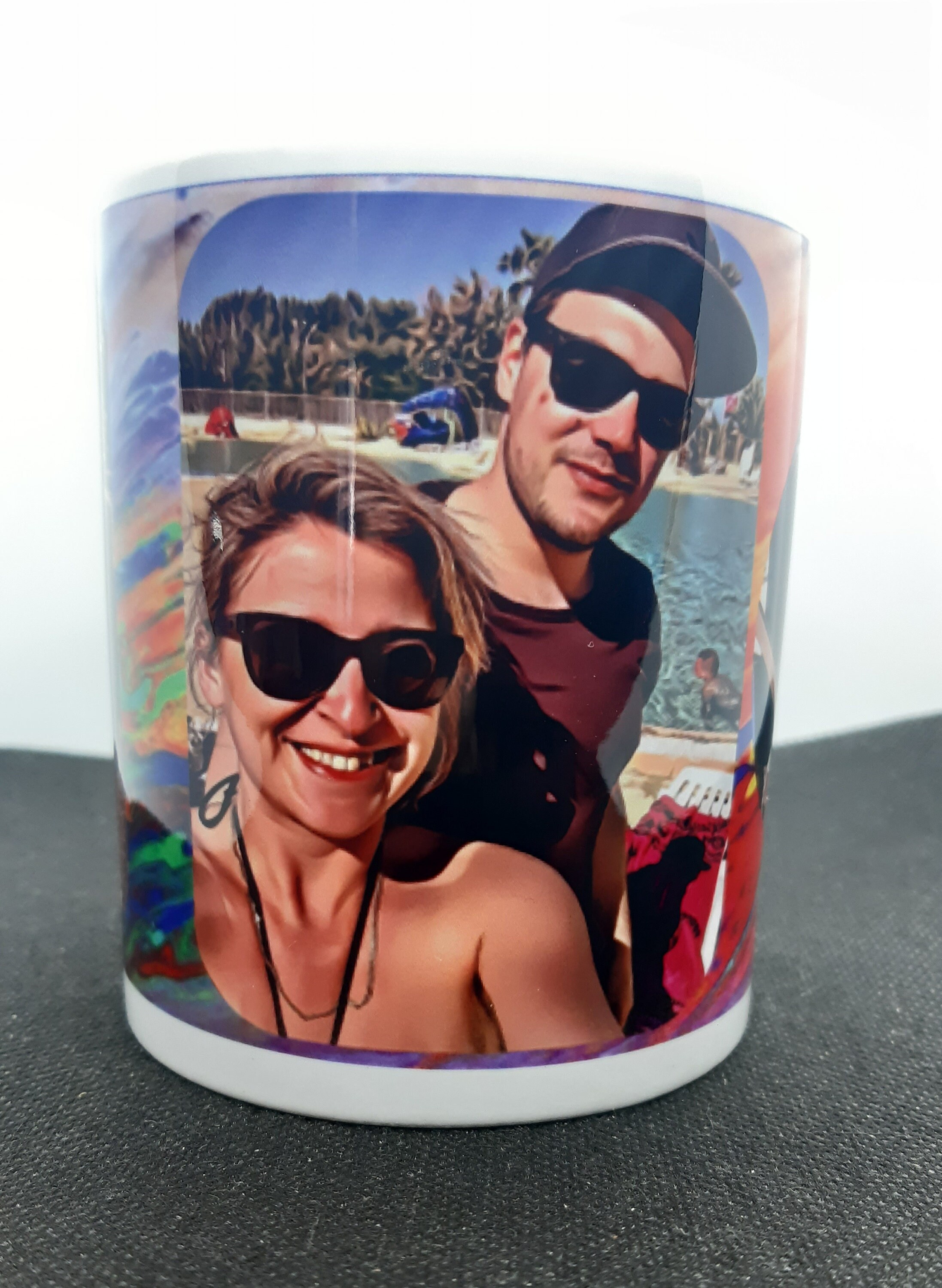 Mug Personnalisé Cartoon Photos de Famille.