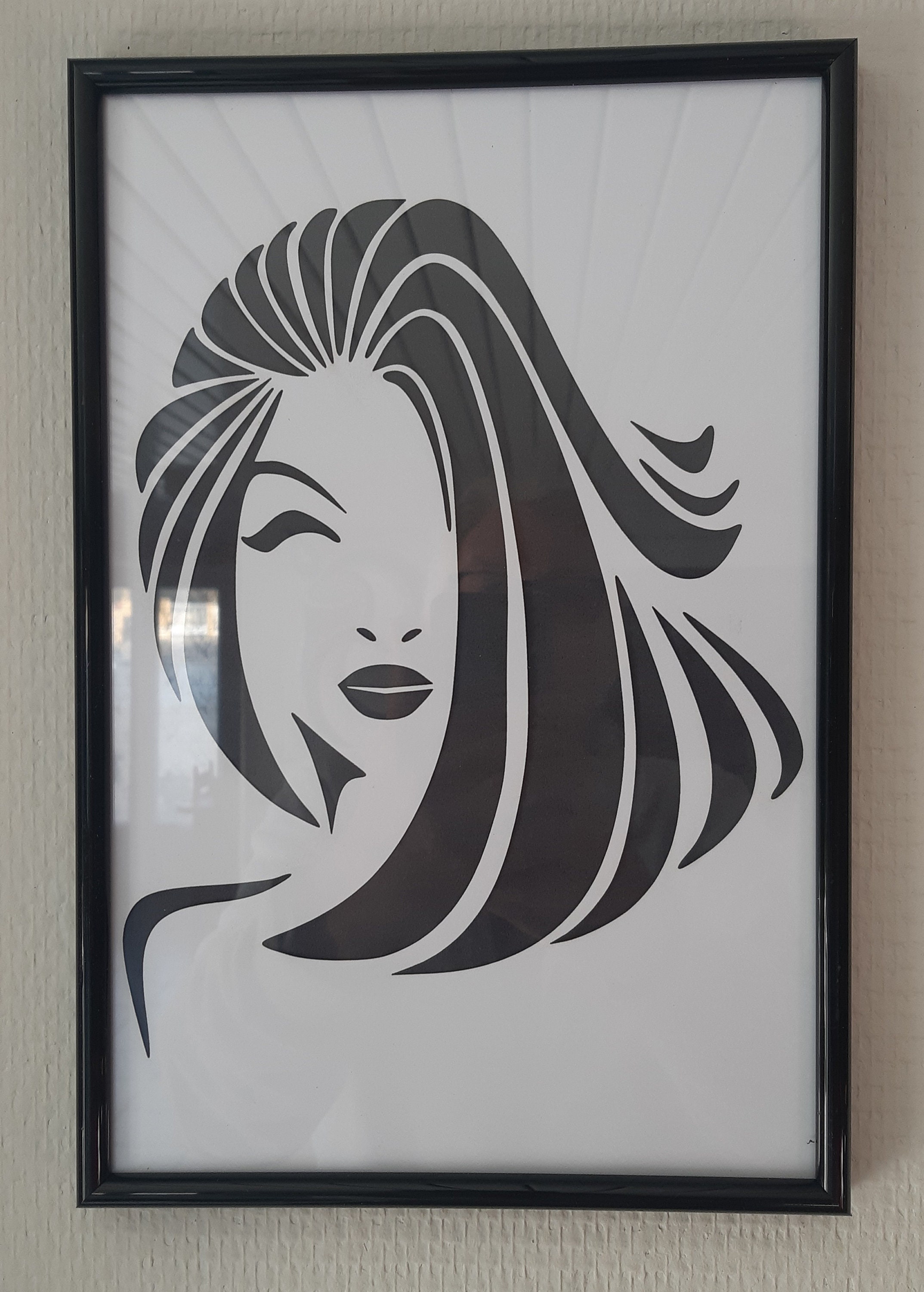 Décoration Cadre Mural ou à Poser Personnalisé Fait Main.