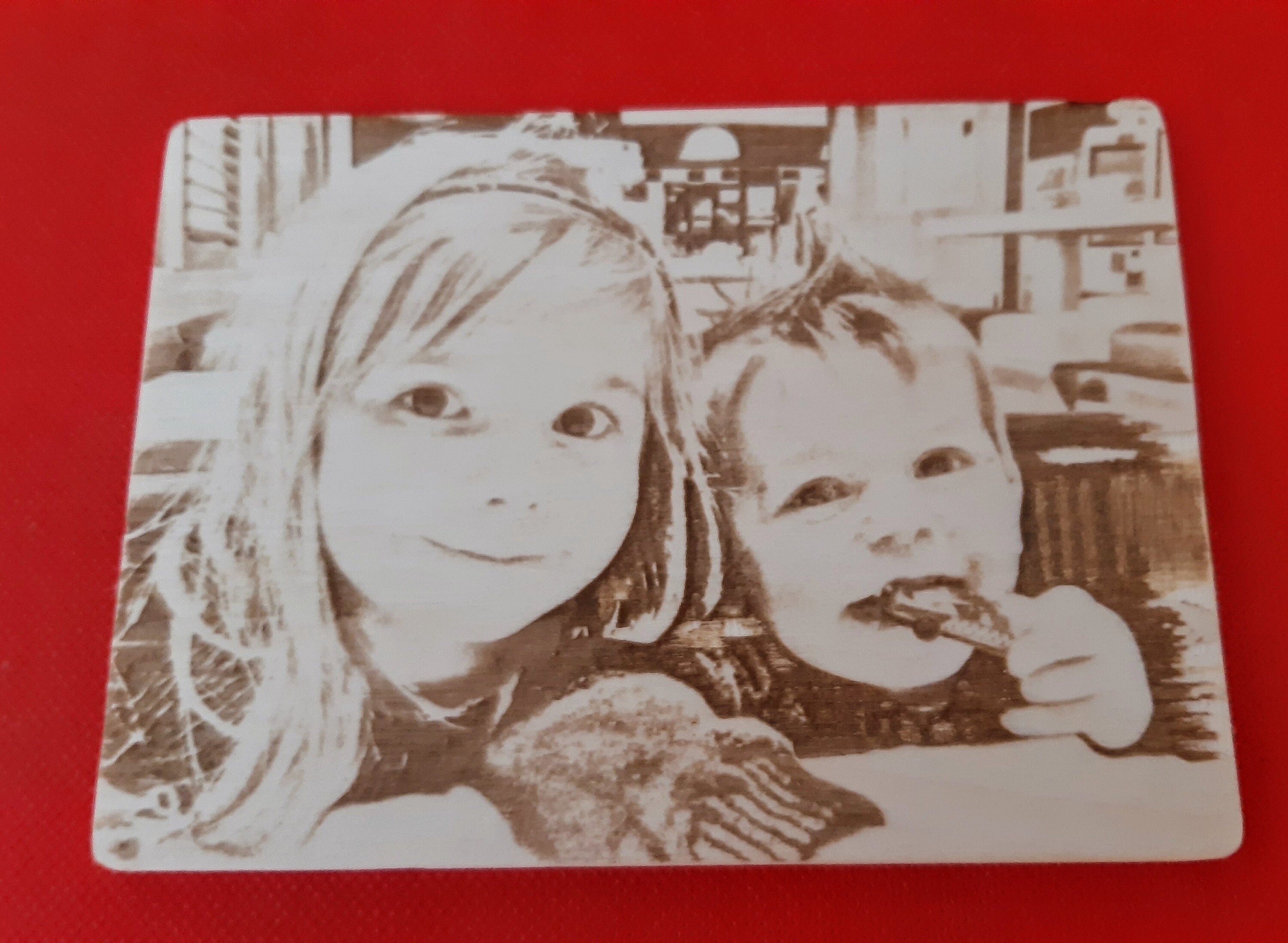 Gravure Photo sur Bois Murale ou à Poser.