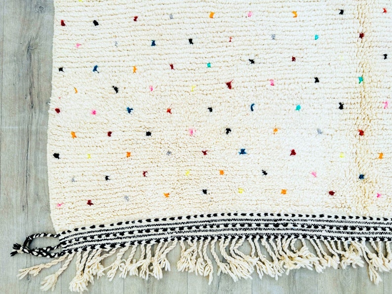 Colorful Rug 6x9, Beni Ourain Rug, Ready to Ship, Vintage Moroccan Rug