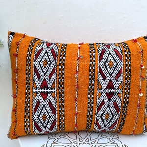 Moroccan Berber Pillow Cover-Moroccan Red Berber cushion Kilim style - Moroccan boho cushion,Sabra pillows