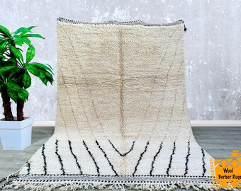 Antiker Marokkanischer Teppich 200x300 - Berber Teppich - Boujad Teppich 200x300 - Boho Teppich 200x300