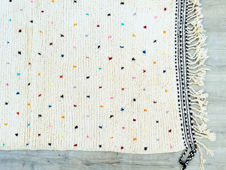 Colorful Rug 6x9, Beni Ourain Rug, Ready to Ship, Vintage Moroccan Rug