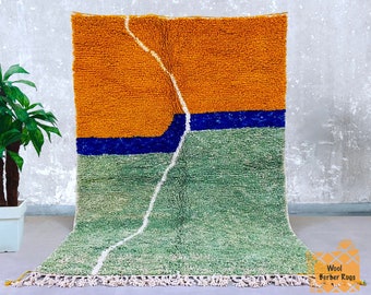 Custom Elegant Soft Azilal, Marockansk Vintage matta Azilal, Alla storlekar Marockansk ullmatta ,Tapis Teppich Berber Mid Century matta, Beni ourain mattor