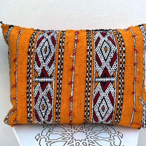 Moroccan Berber Pillow Cover-Moroccan Red Berber cushion Kilim style - Moroccan boho cushion,Sabra pillows