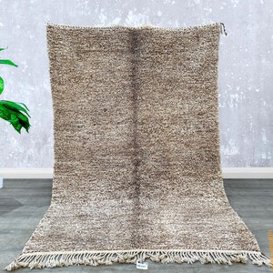 Moroccan rug 5x8 feet, Beni ourain rug Authentic BENI Moroccan Beni ourain Rug Wool Vintage azilal Moroccan rug 5.1 FT x 7.8 FT