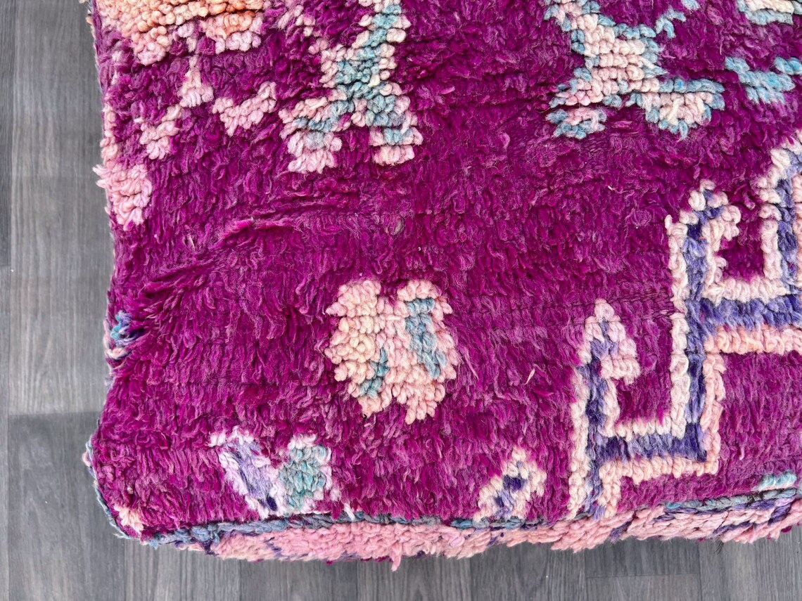 Moroccan Floor Cushion Moroccan Kilim Pillow Outdoor Morocco Etsy