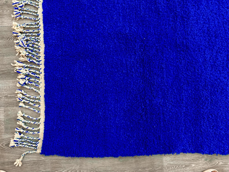 70% OFF** Moroccan Blue Rug - Berber Wool Rug - Custom Beni Ourain Rug ...