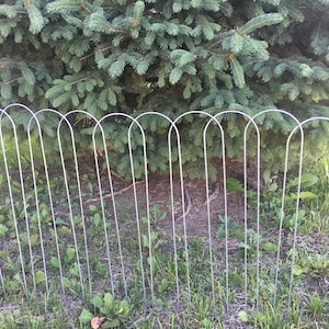 Garden fence hoops