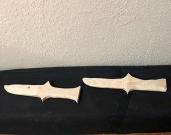 Wood knife blanks
