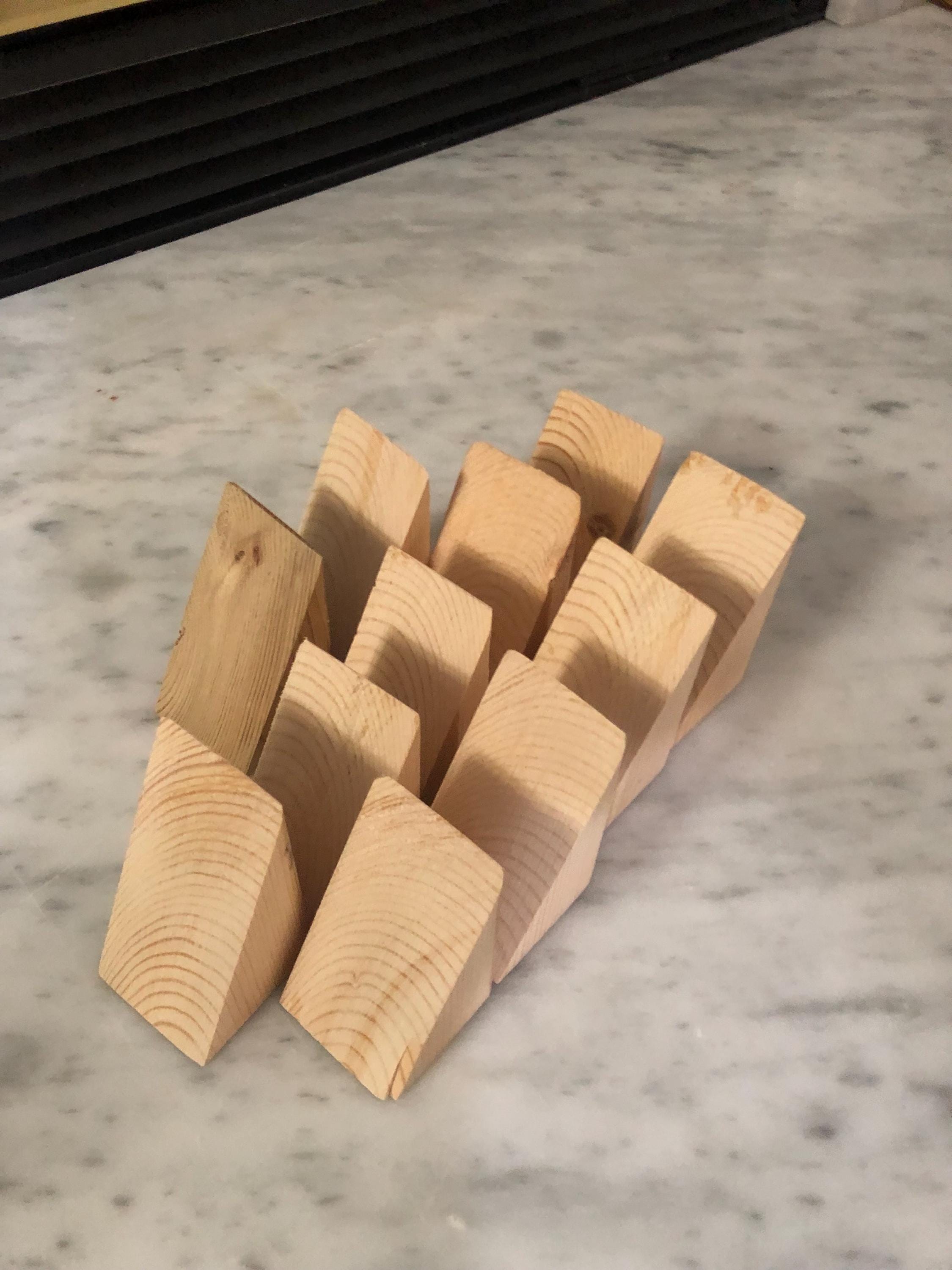Wedges Wood Bulk Pack - Etsy