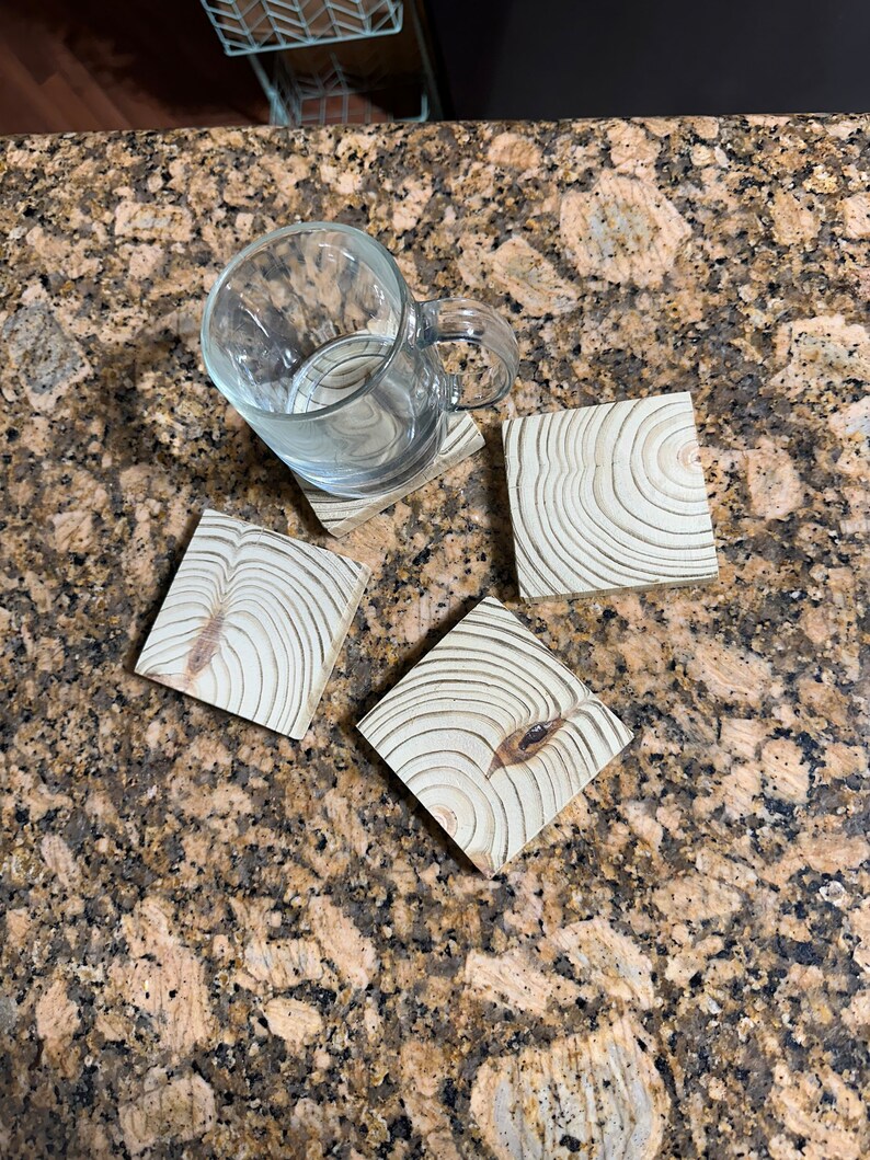 Drink Coasters 3.5inx3.5inx.5in4pack image 4