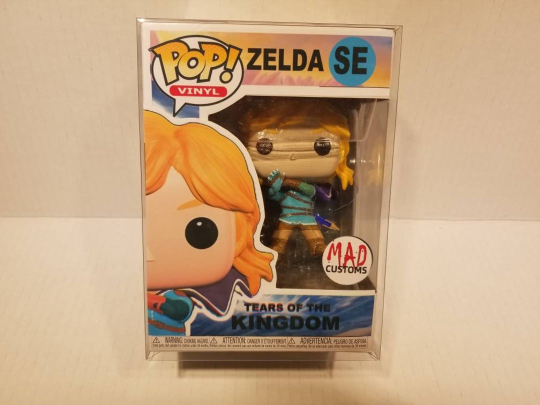 Zelda and Link.  Custom funko pop, Custom funko, Funko vinyl