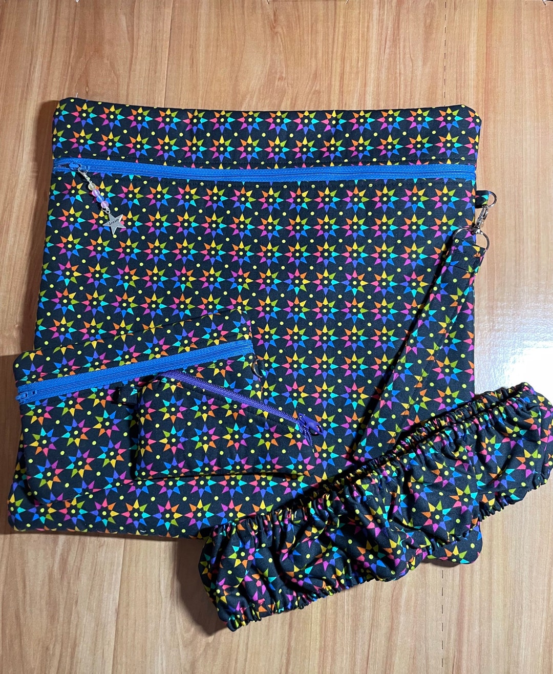 Cross Stitch Project Bag. 11x11 Qsnap Project Bag. Project Bag. Needlework. Embroidery. Alison