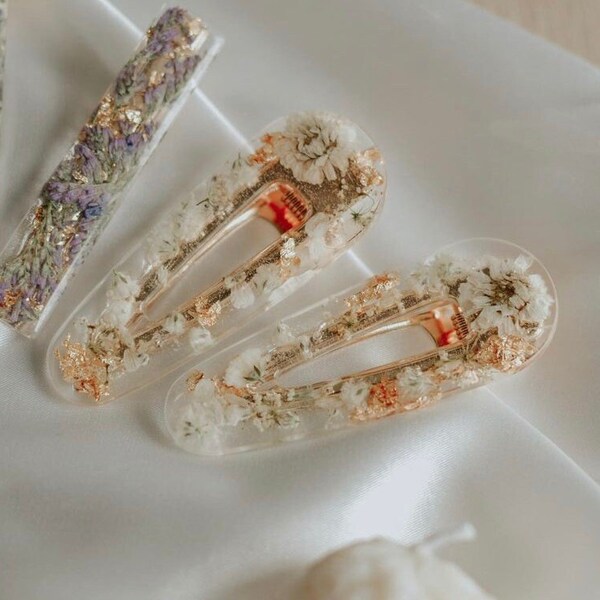 Resin Hair Clip Etsy