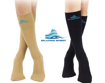 Chaussettes hautes de patinage artistique (2 paires) France