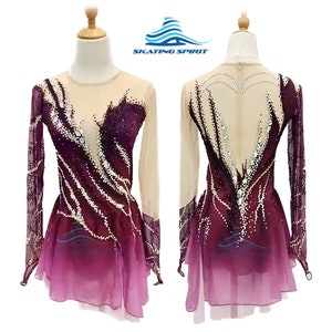 Custom Made Girls and Ladies Figure Skating Dress, Dance Costume - SD277