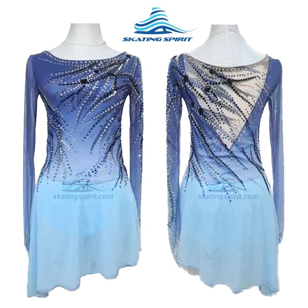 Custom Made Girls and Ladies Figure Skating Dress, Dance Costume - SD227