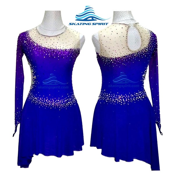 Custom Made Girls and Ladies Figure Skating Dress, Dance Costume - SD179